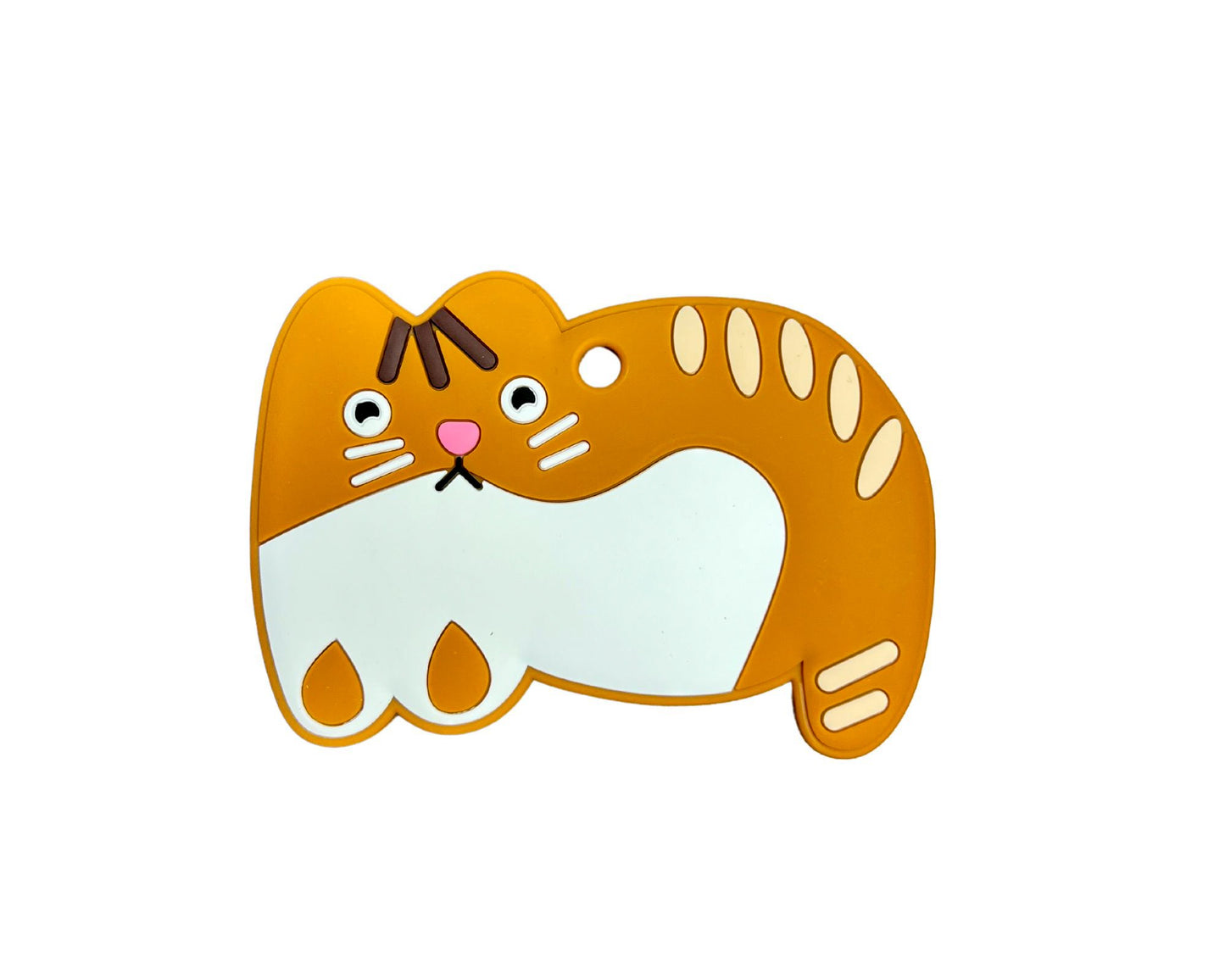 Jouet de dentition - Chat caramel