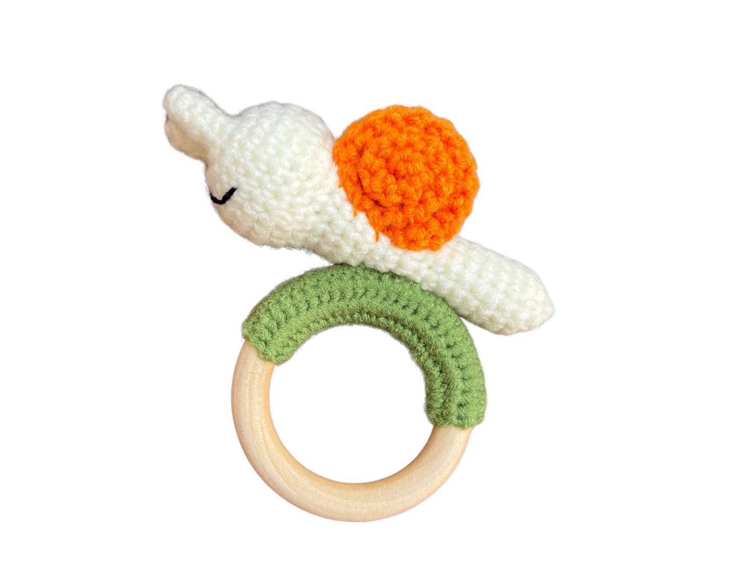 Hochet bois et crochet - Escargot