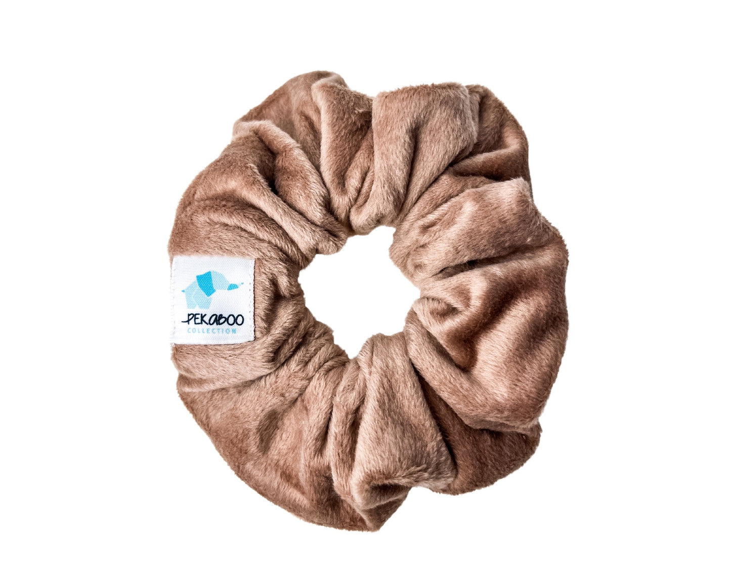 Chouchou élastique pour cheveux - Cozy brun