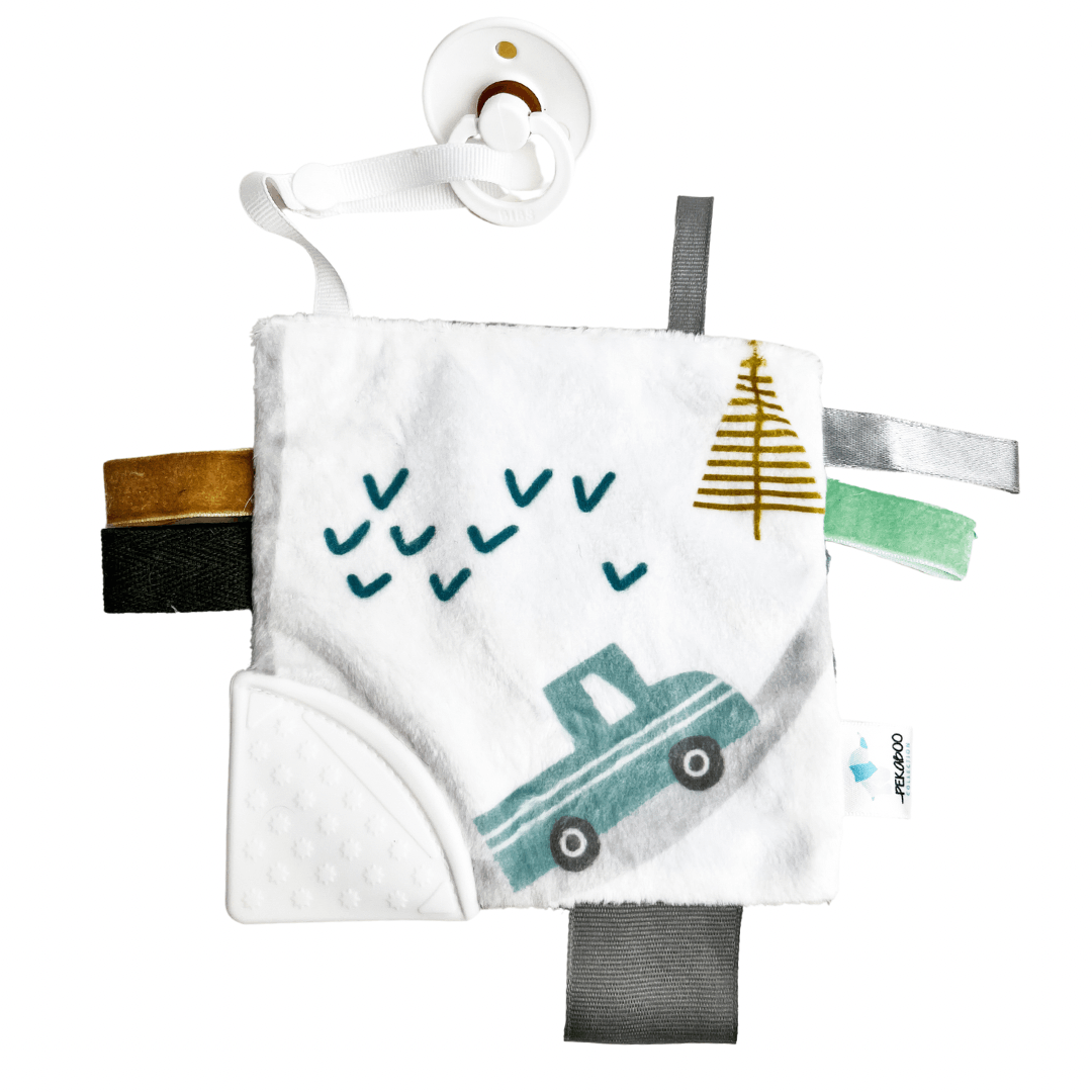 Jouet d'éveil dentition - Voiture et sapin