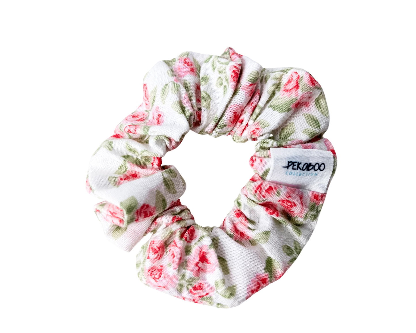 Chouchou élastique pour cheveux - Coton roses