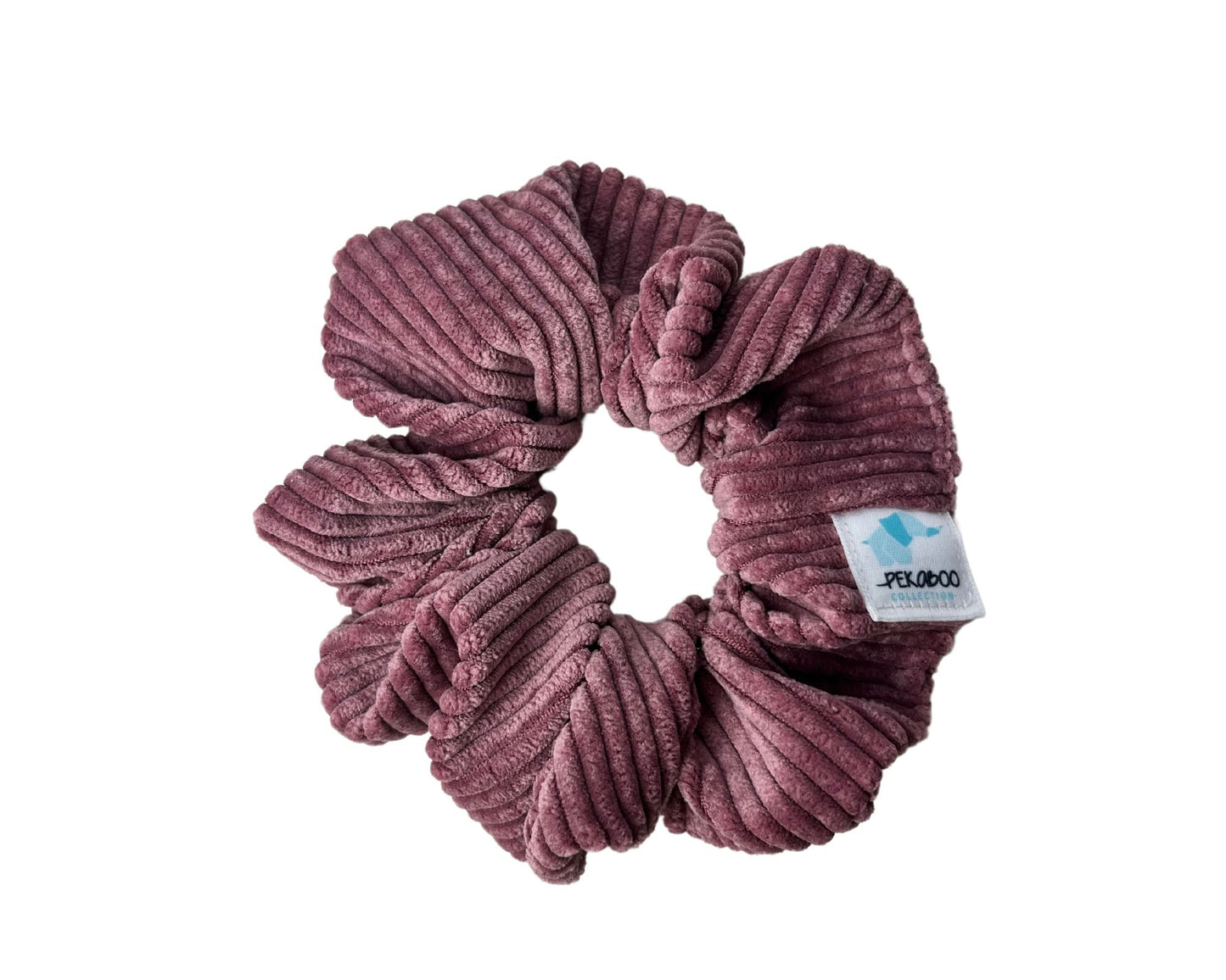 Chouchou élastique pour cheveux - Corduroy vieux rose