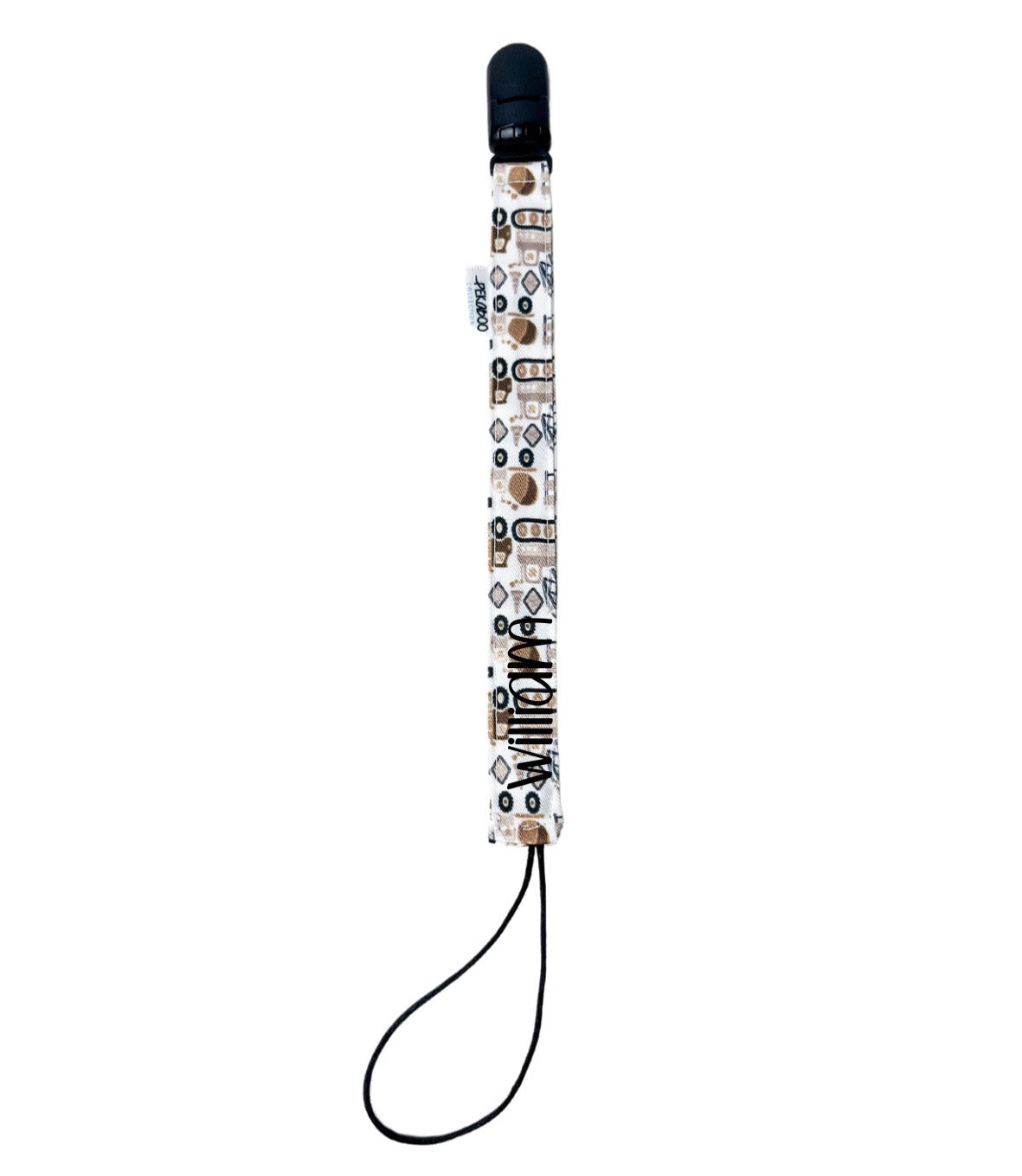 Attache-suce personnalisé - Camions de construction beige (Noir)