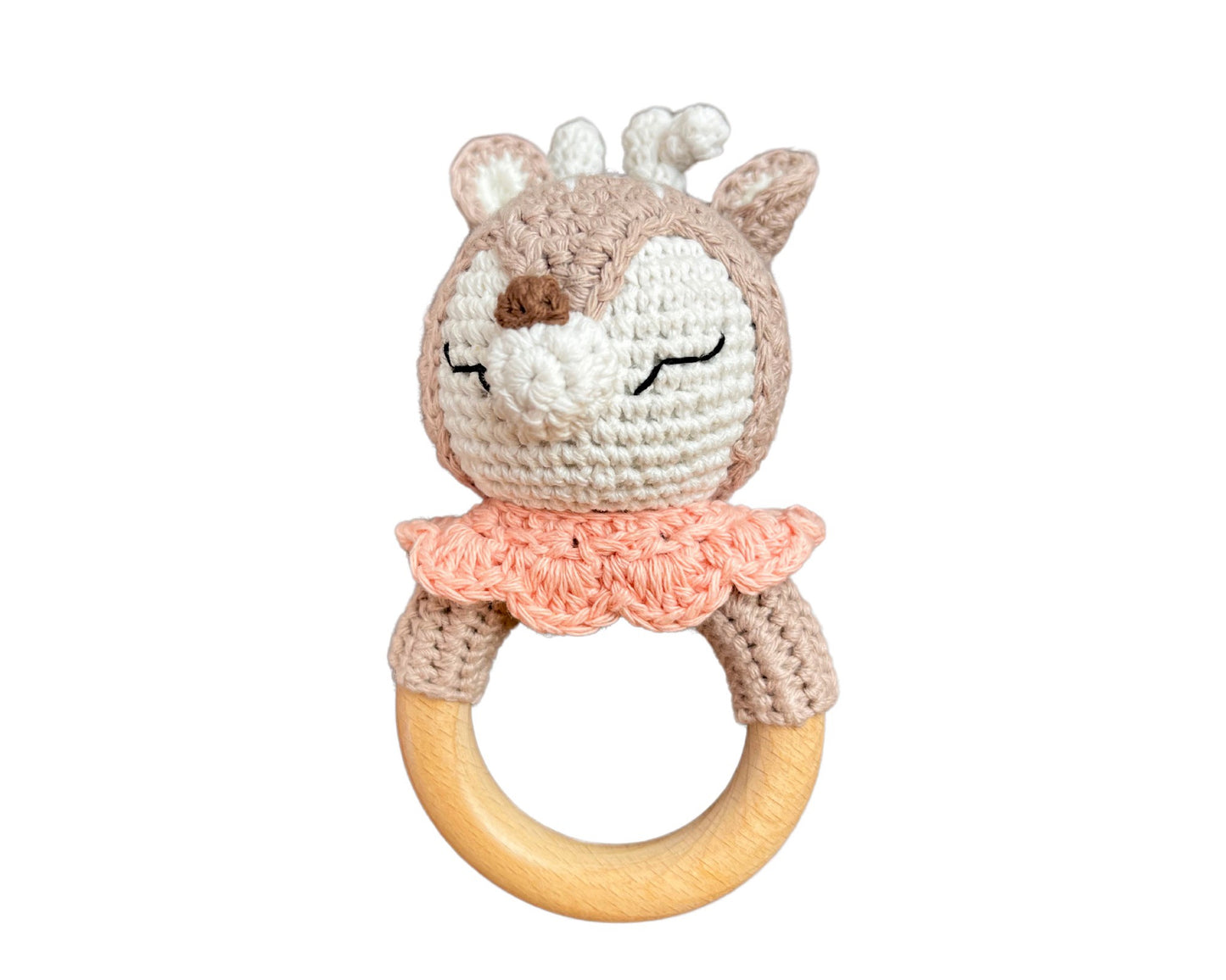 Hochet bois et crochet - Chevreuil mia