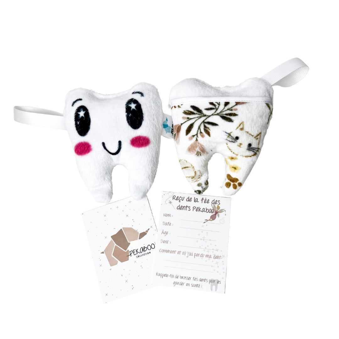 Pochette à dents - Chats boho