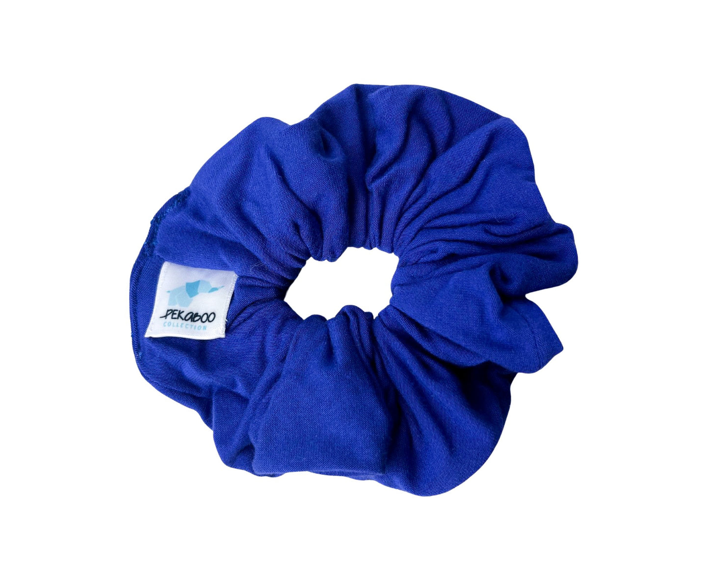 Chouchou élastique pour cheveux - Bamboo bleu royal