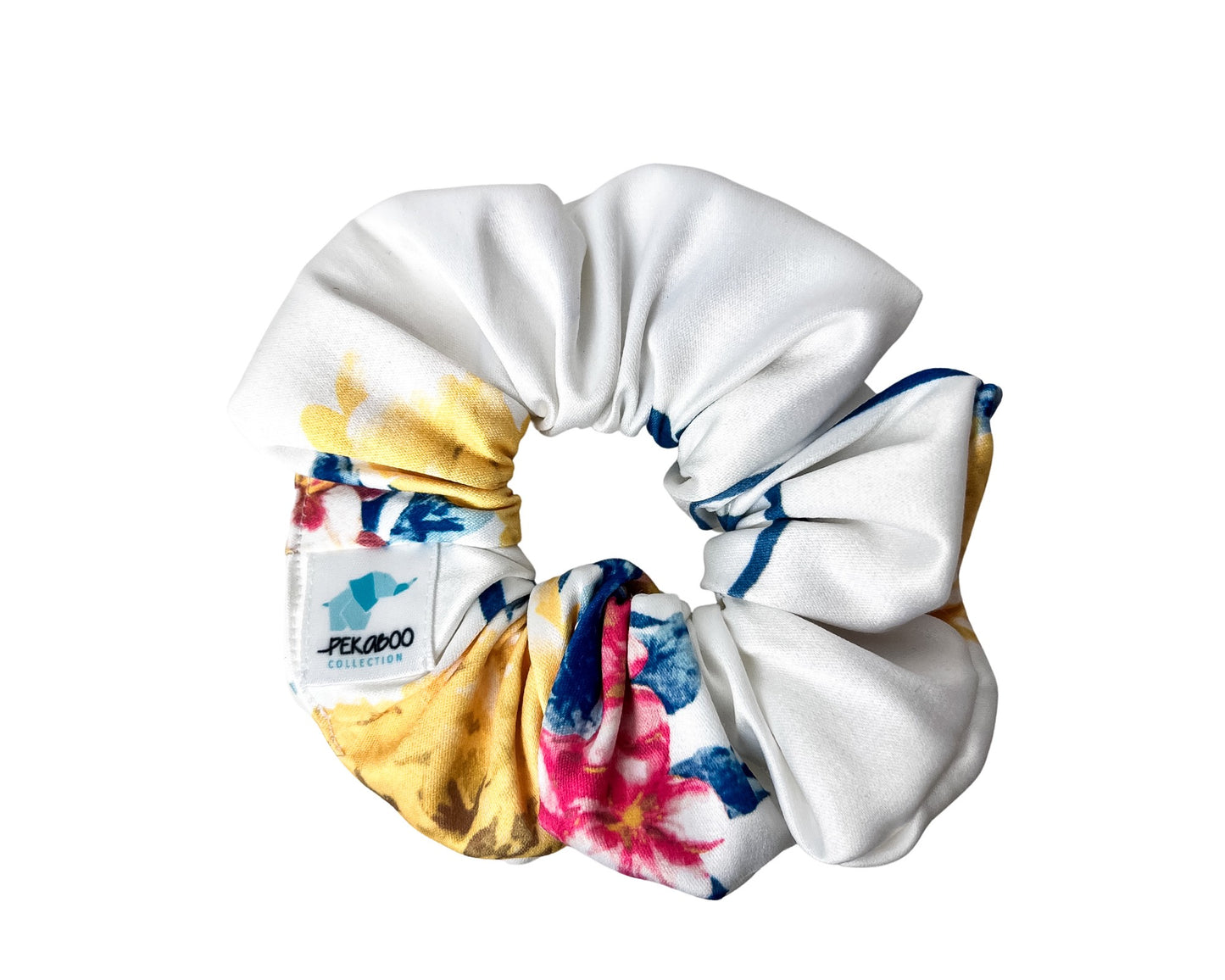 Chouchou élastique pour cheveux - Satin mimosa