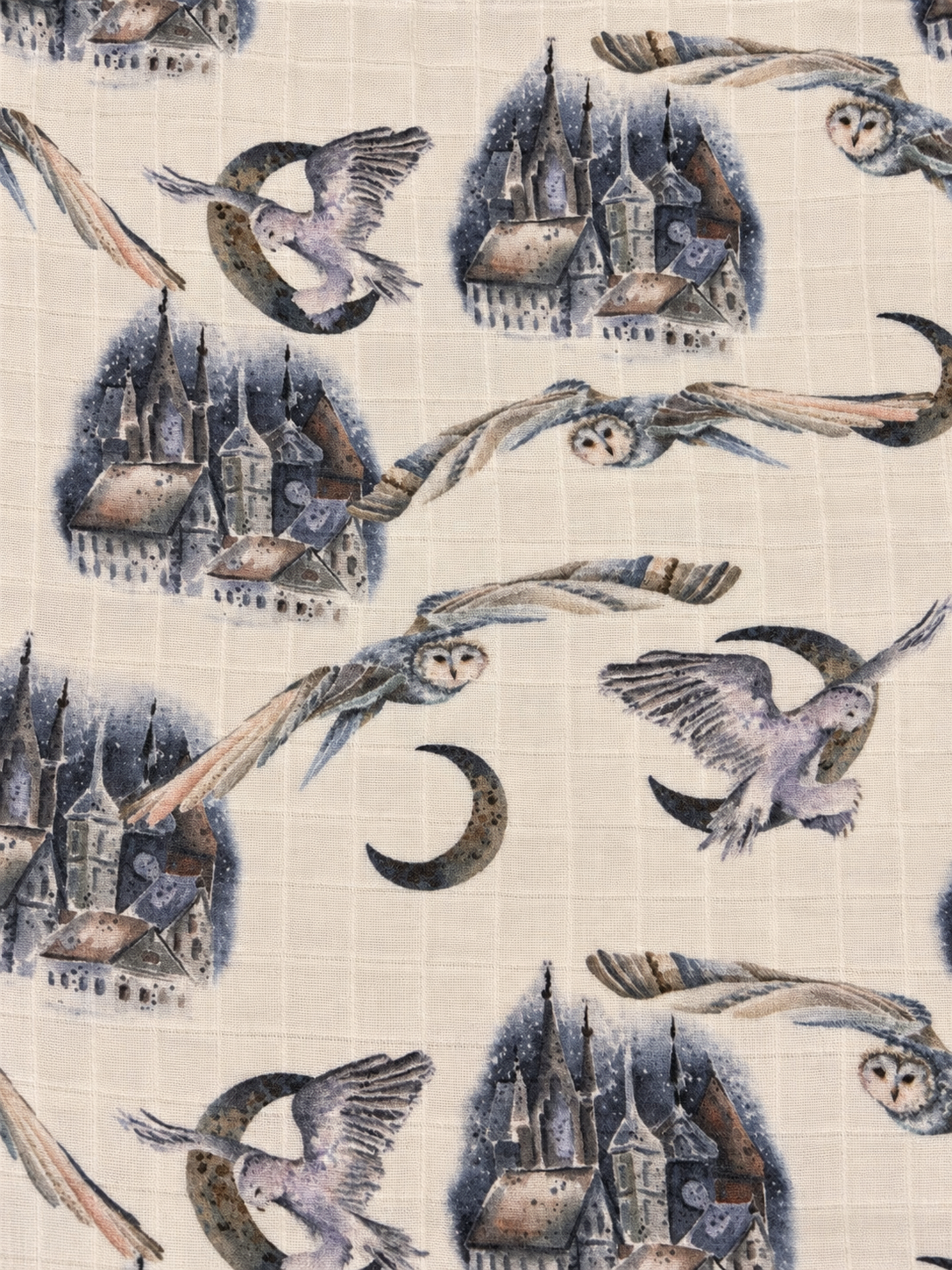 Couverture mousseline de bambou - Royaume magique