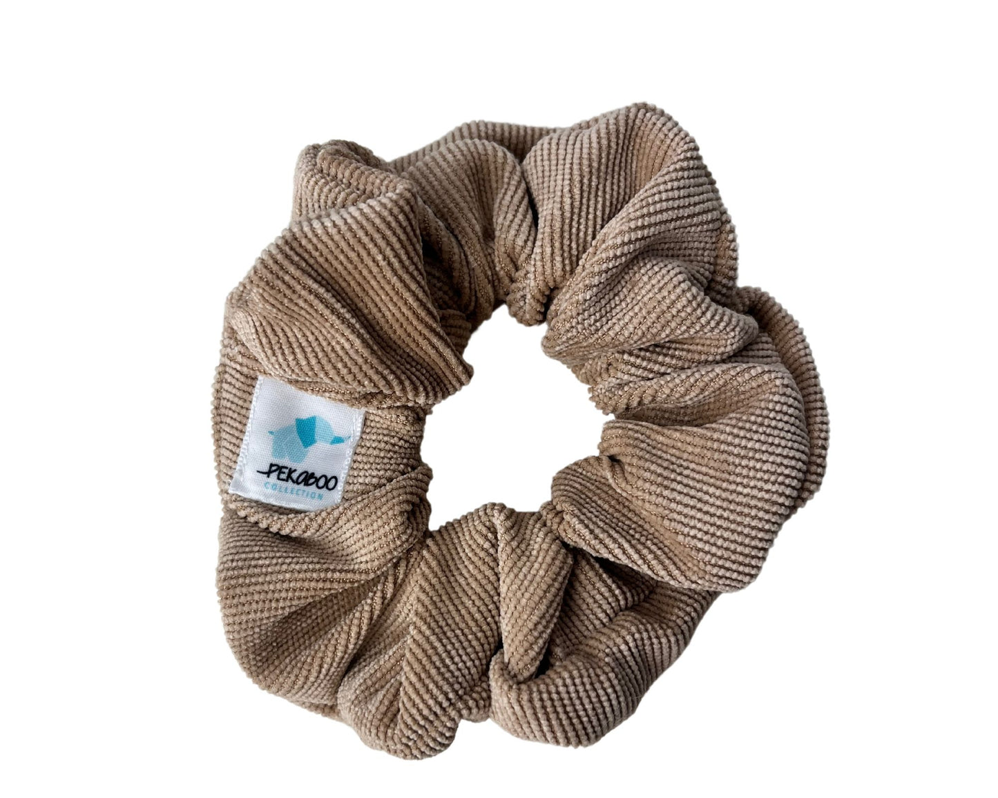 Chouchou élastique pour cheveux - Corduroy beige