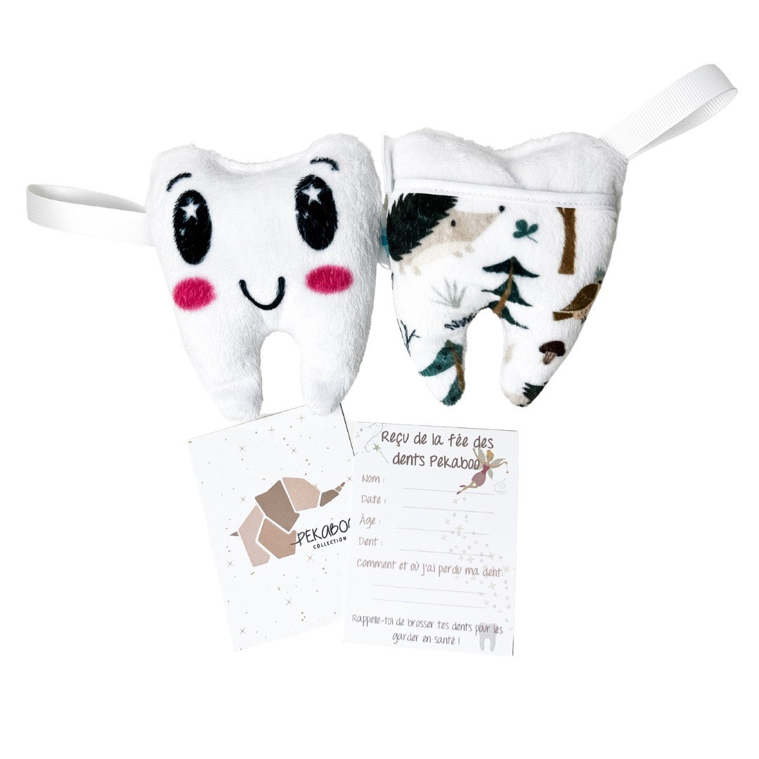 Pochette à dent - Hérisson vert