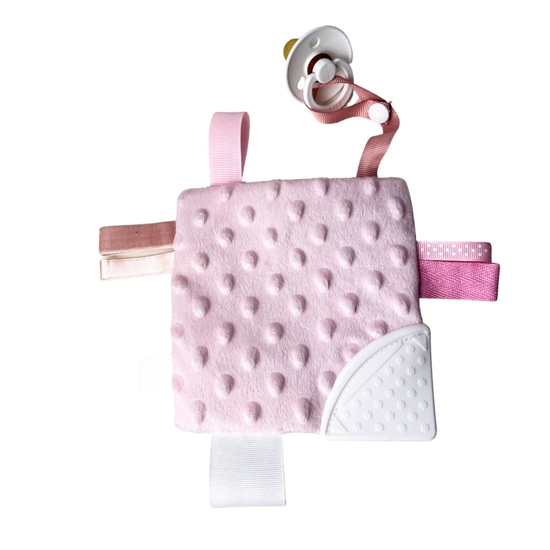 Jouet d'éveil dentition - Motoneige rose