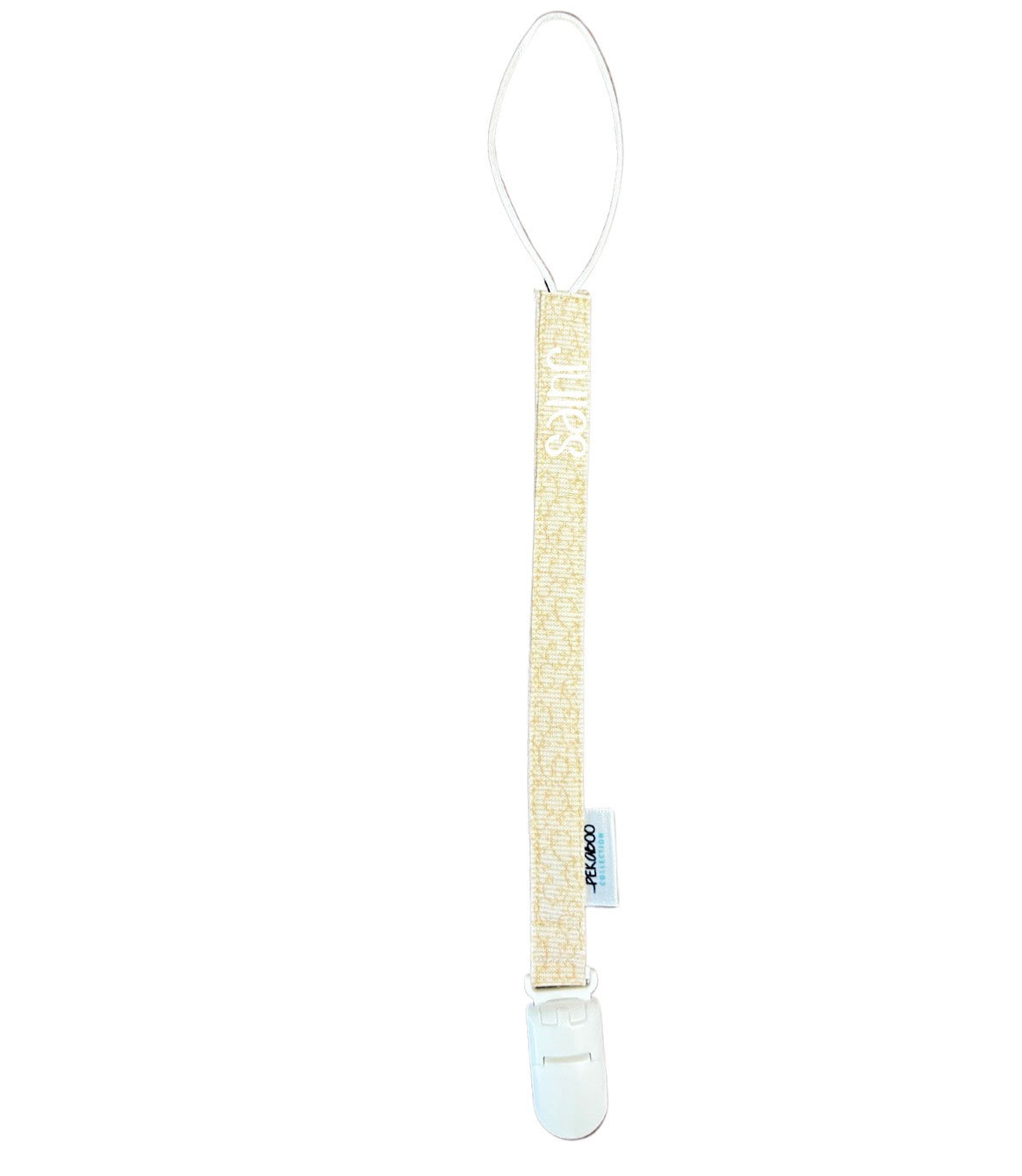 Attache-suce personnalisé - Motifs beige pâle (Blanc)