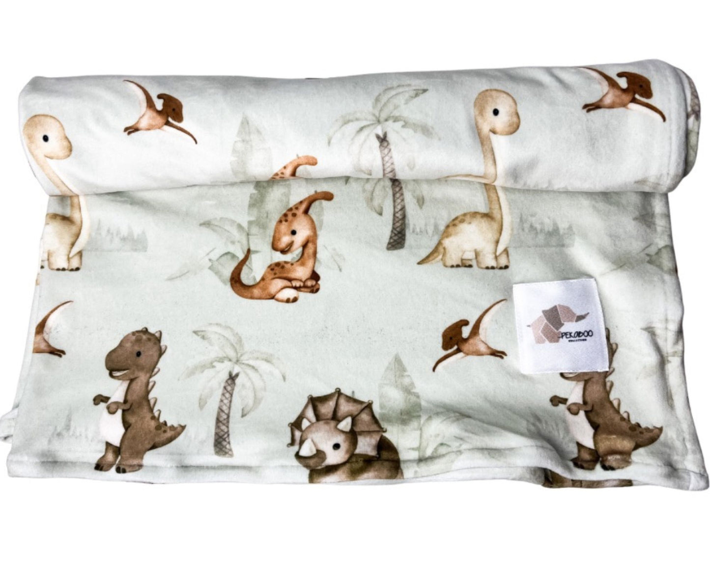 Couverture magiks - Dinos beige
