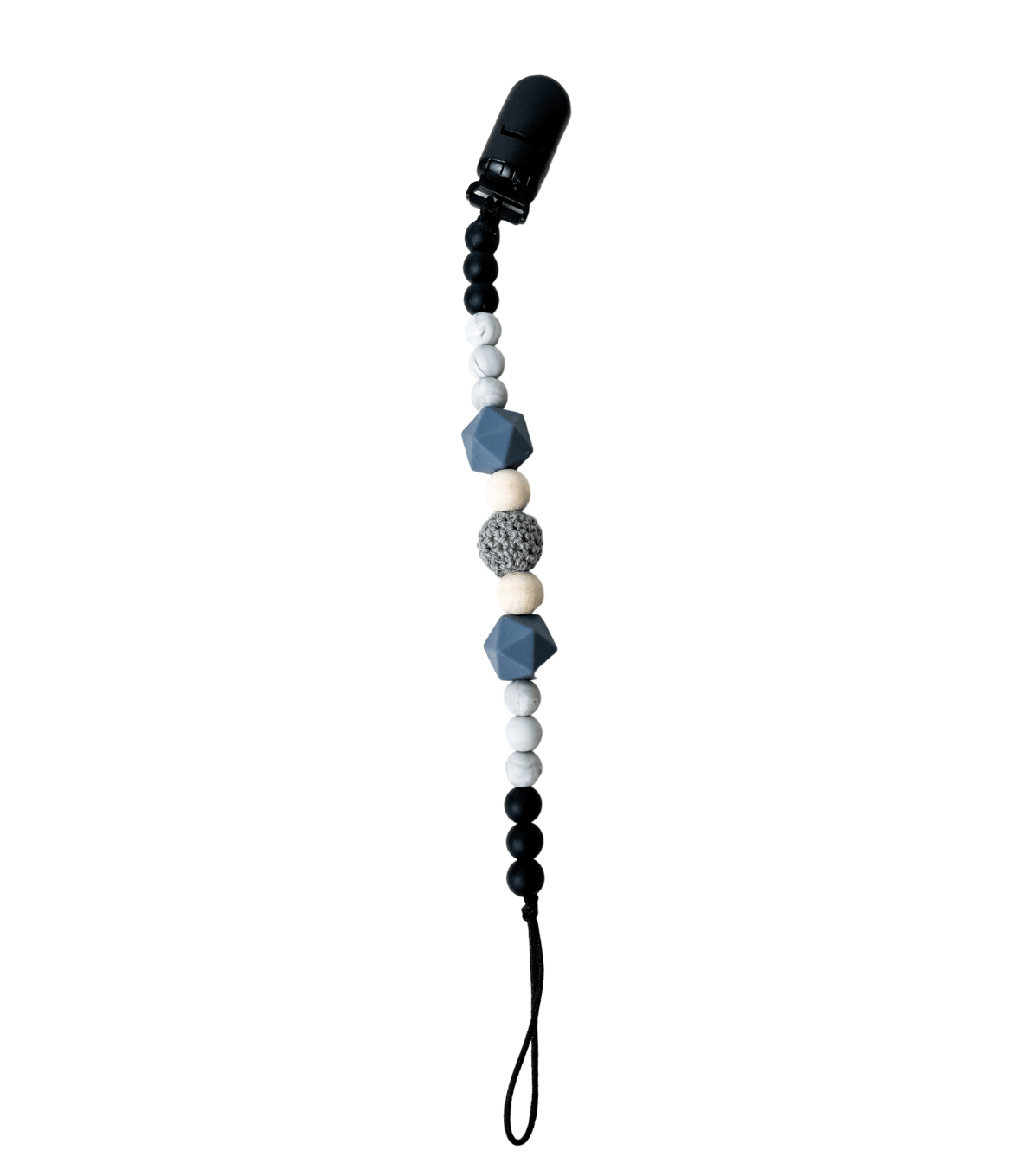 Attache-suce - Collection boho gris marbre (Noir)