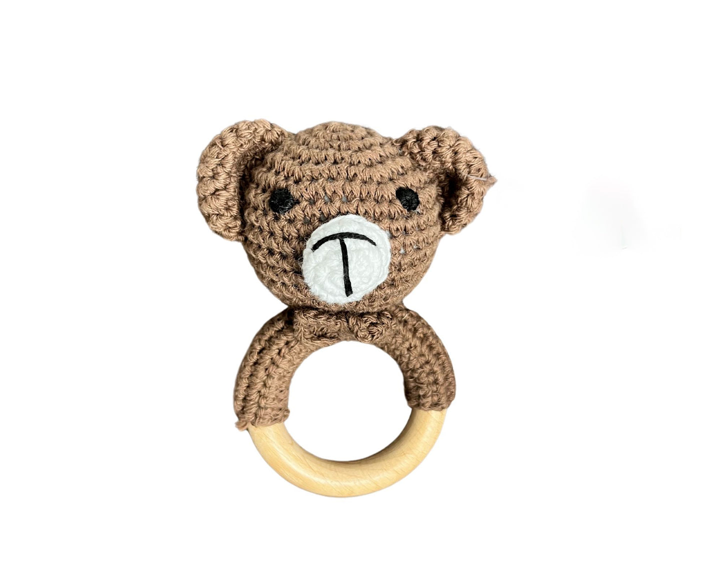 Hochet bois et crochet - Ours