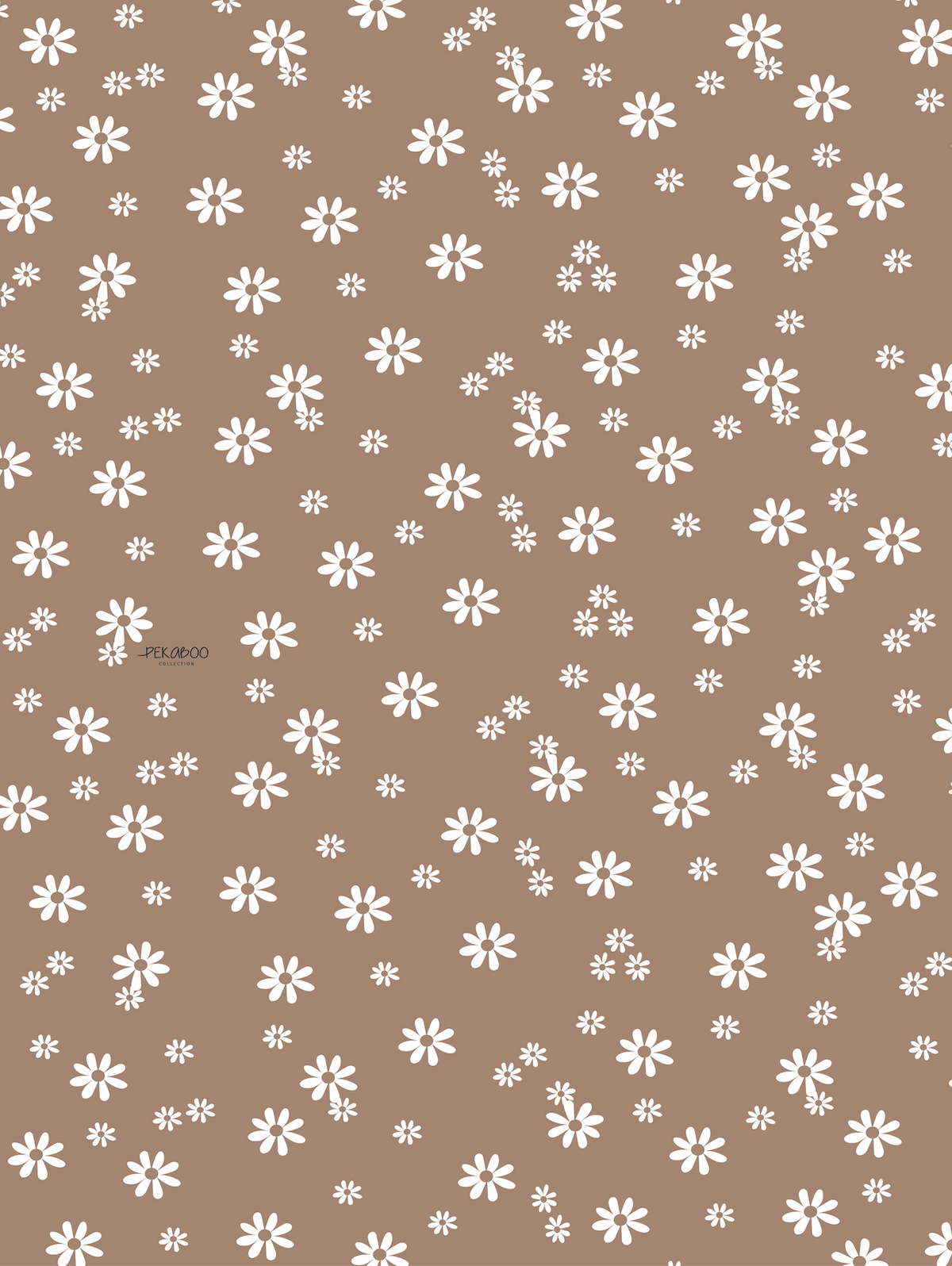 Couverture minky - Marguerites