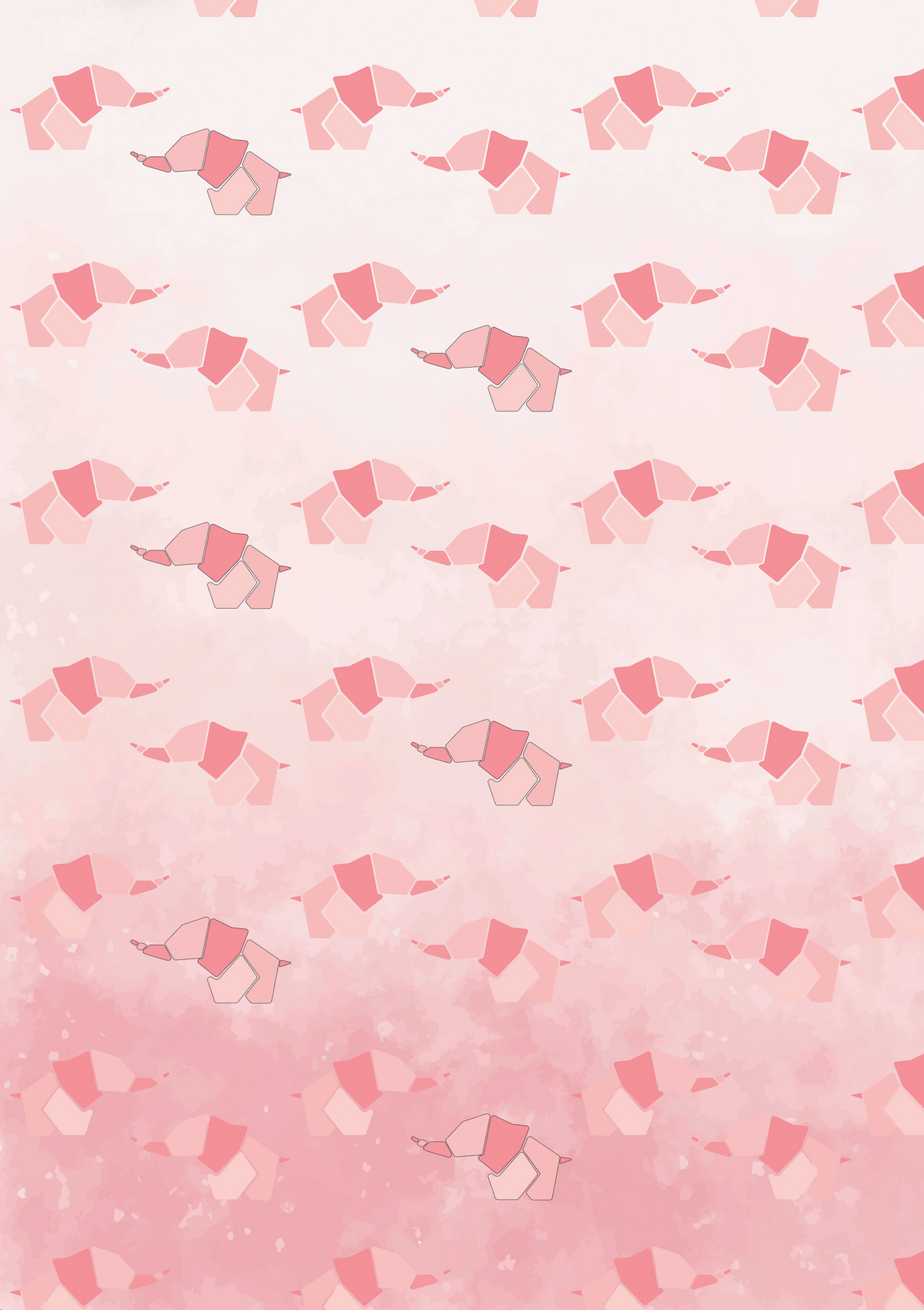 Couverture minky - Pekaboo rose