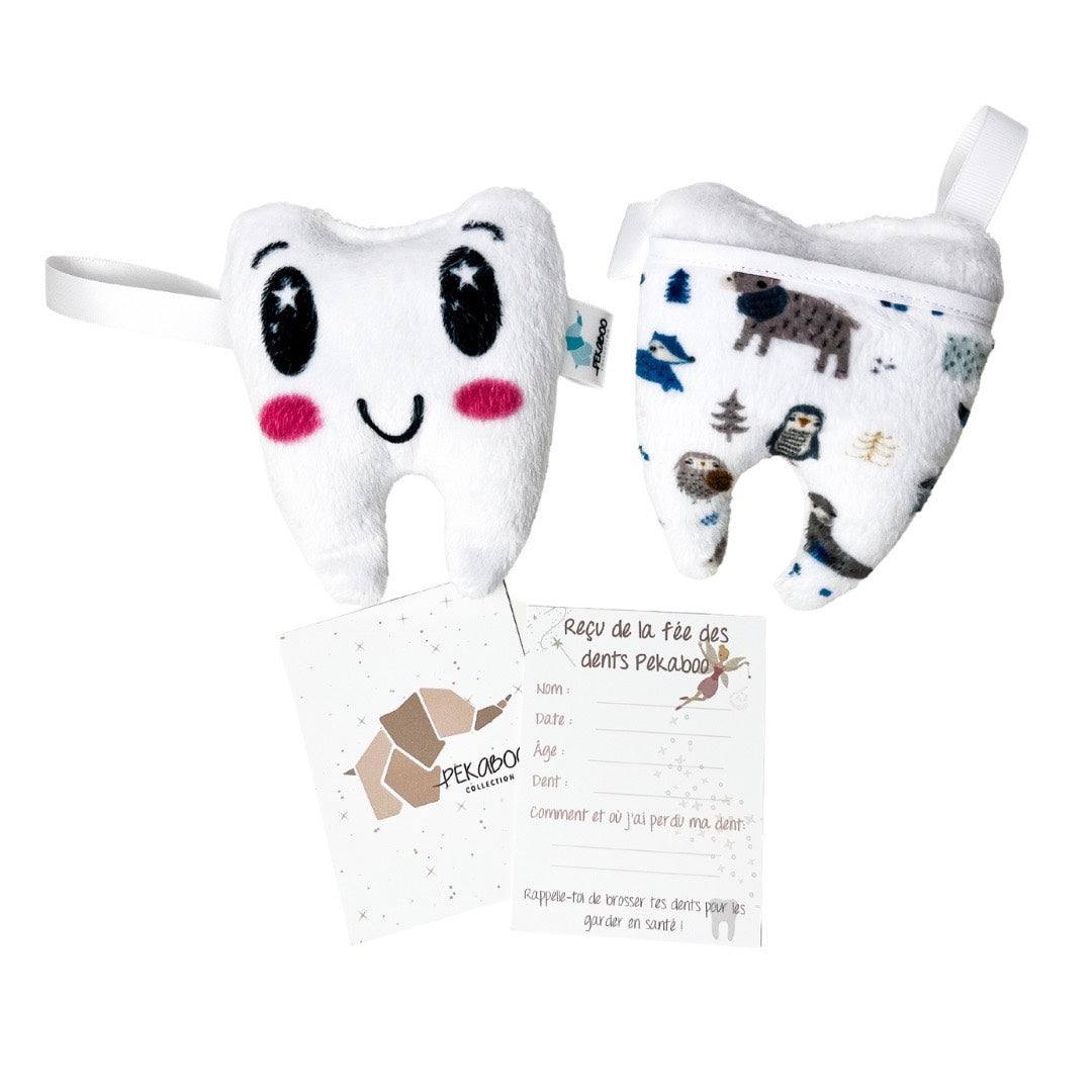 Pochette à dents - Animaux bleus