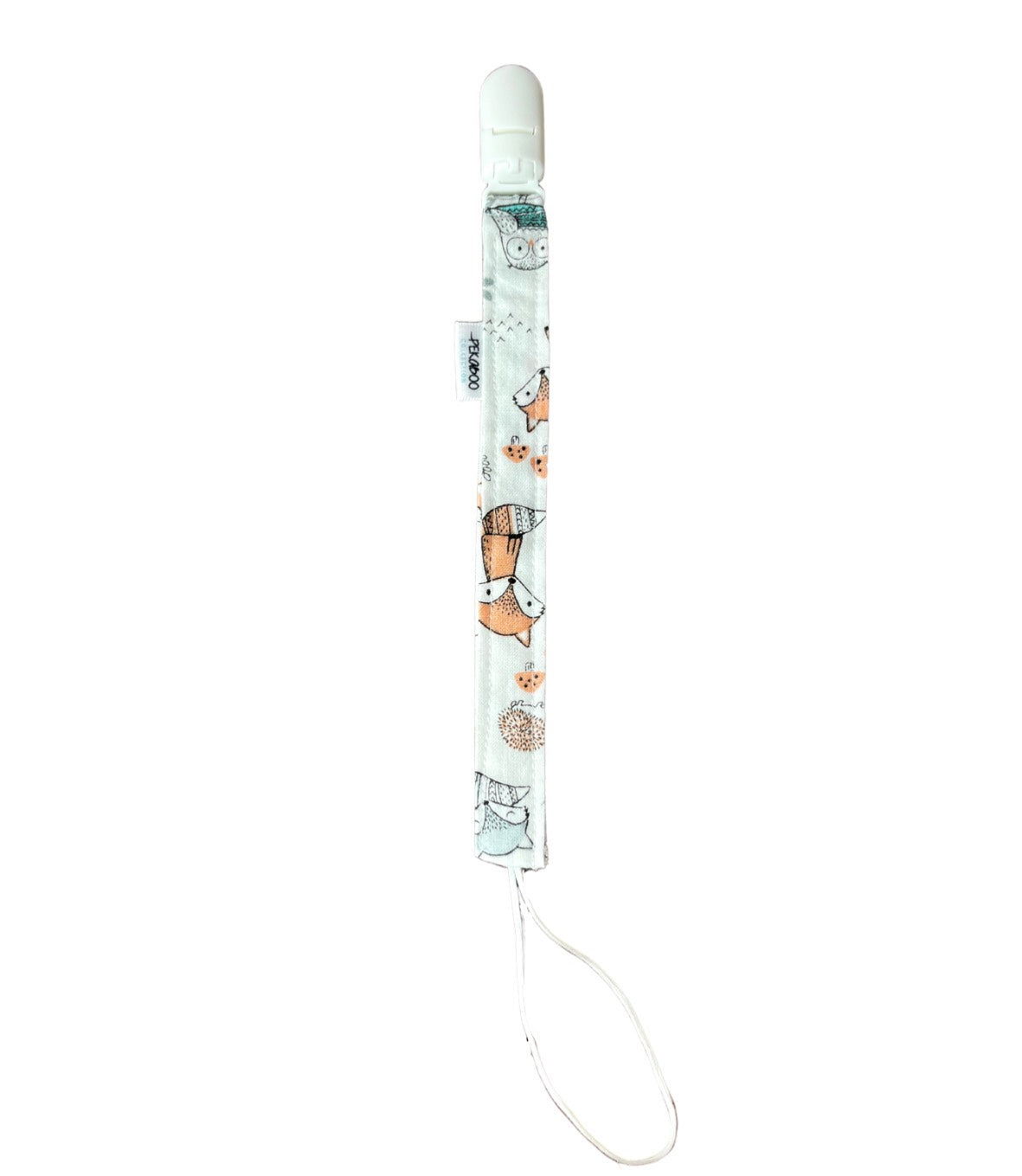 Attache-suce personnalisé - Renards écureuils orange (Blanc)