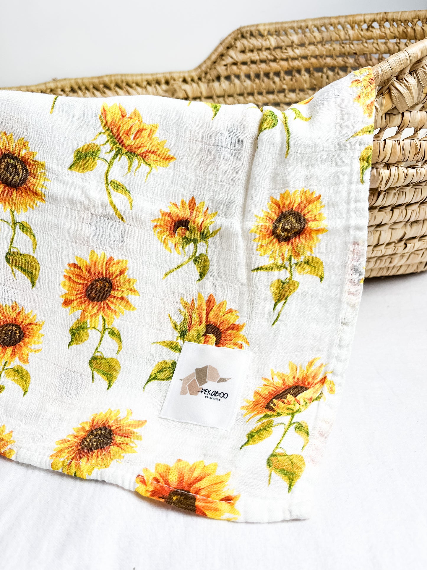 Couverture mousseline de bambou - Sunflower