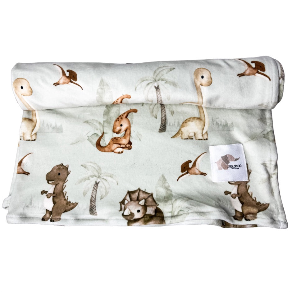 Couverture magiks - Dinos beige