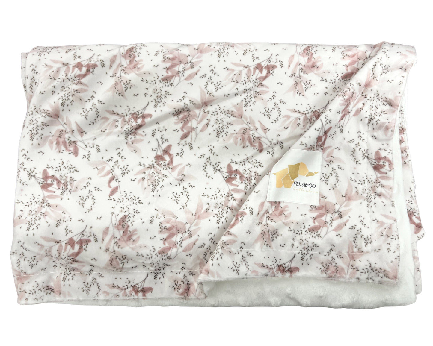 Couverture minky - Floraldine