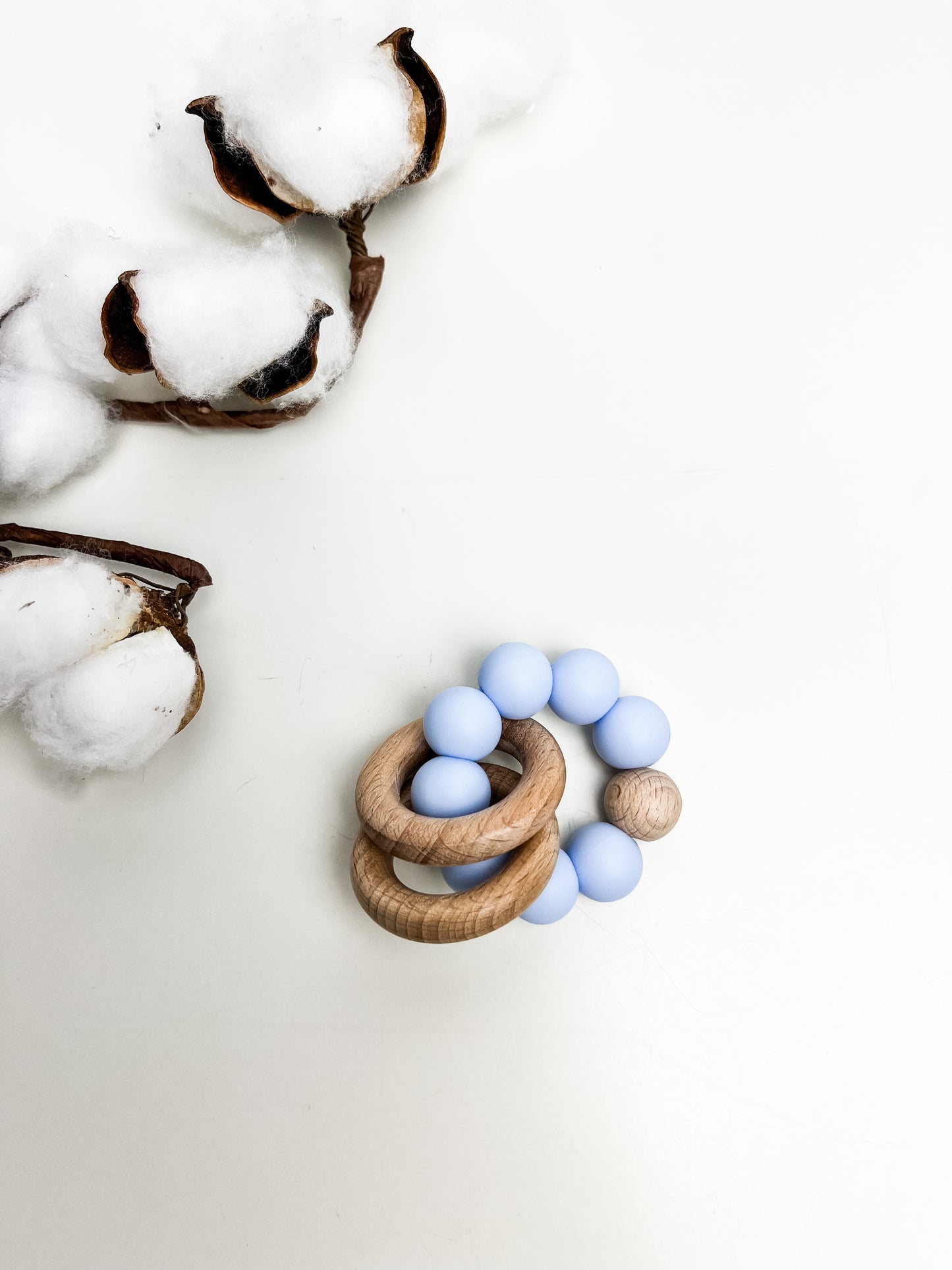 Jouet de dentition - Anneau bois lilas