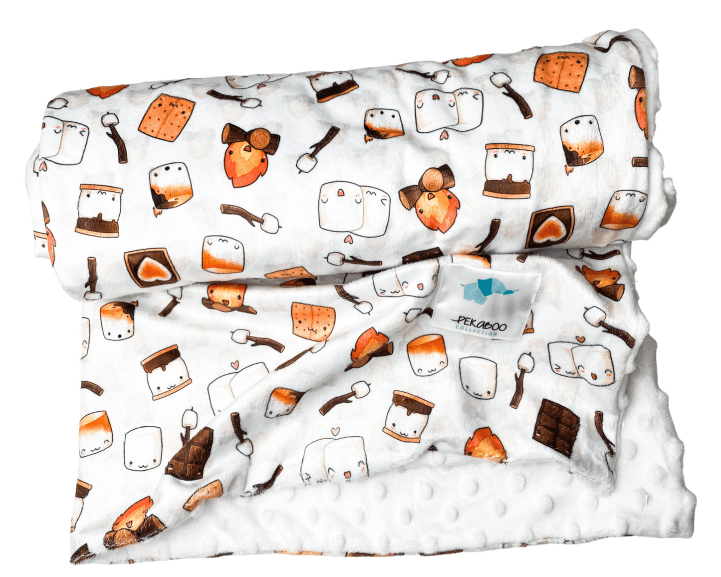 Couverture minky - Smores