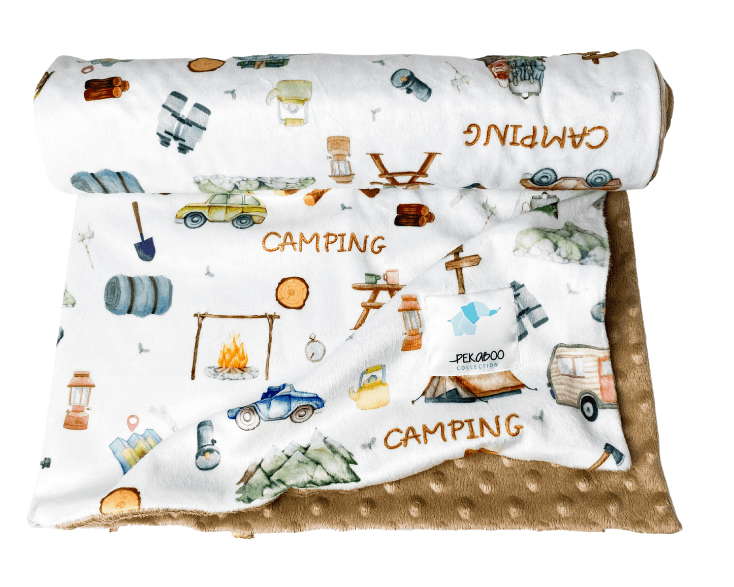 Couverture minky - Camping van