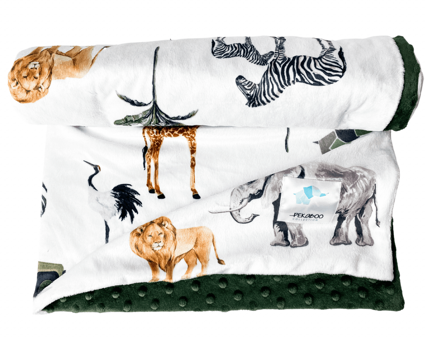 Couverture minky - Safari Jeep