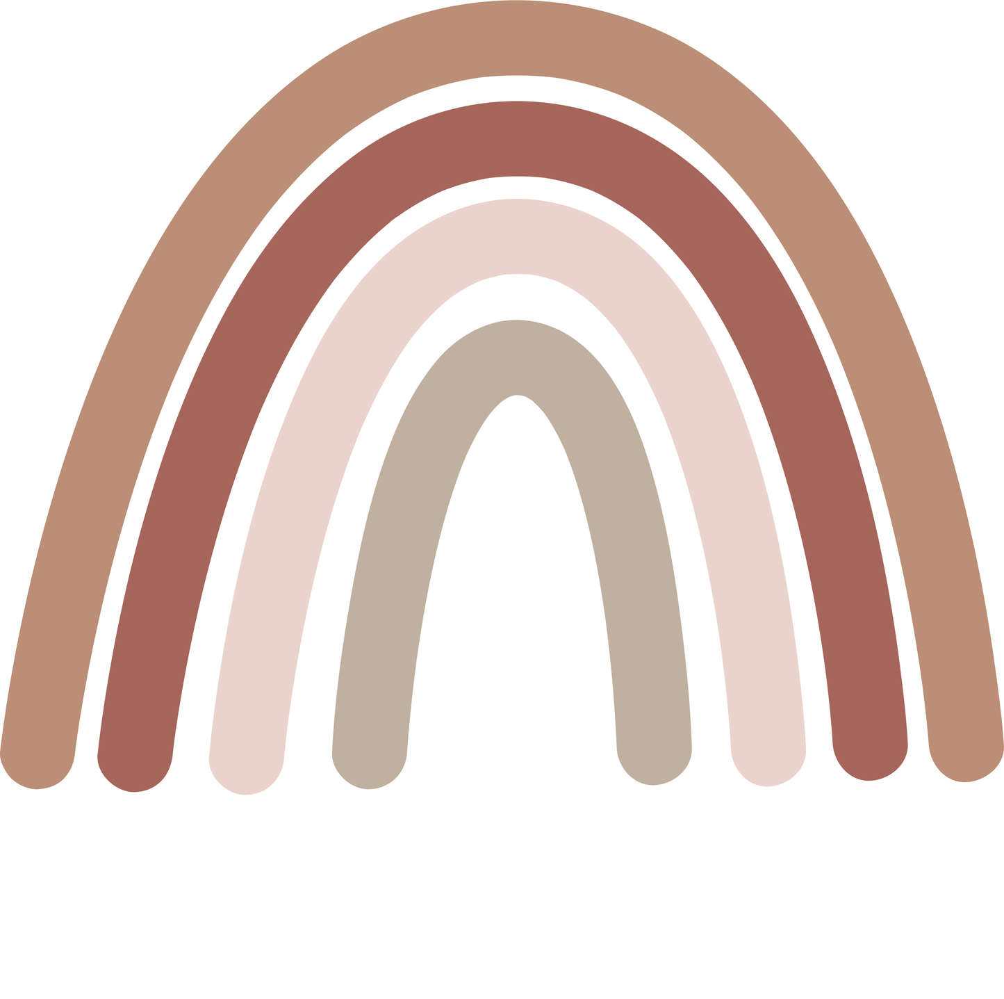 Autocollant pour voiture- Arc-en-ciel