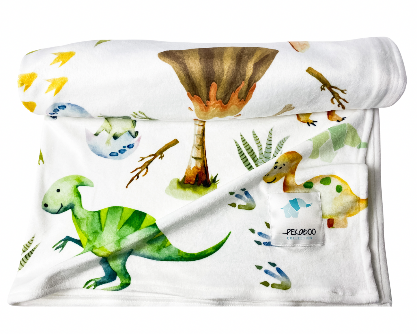 Couverture magiks - Dinos et oeufs vert