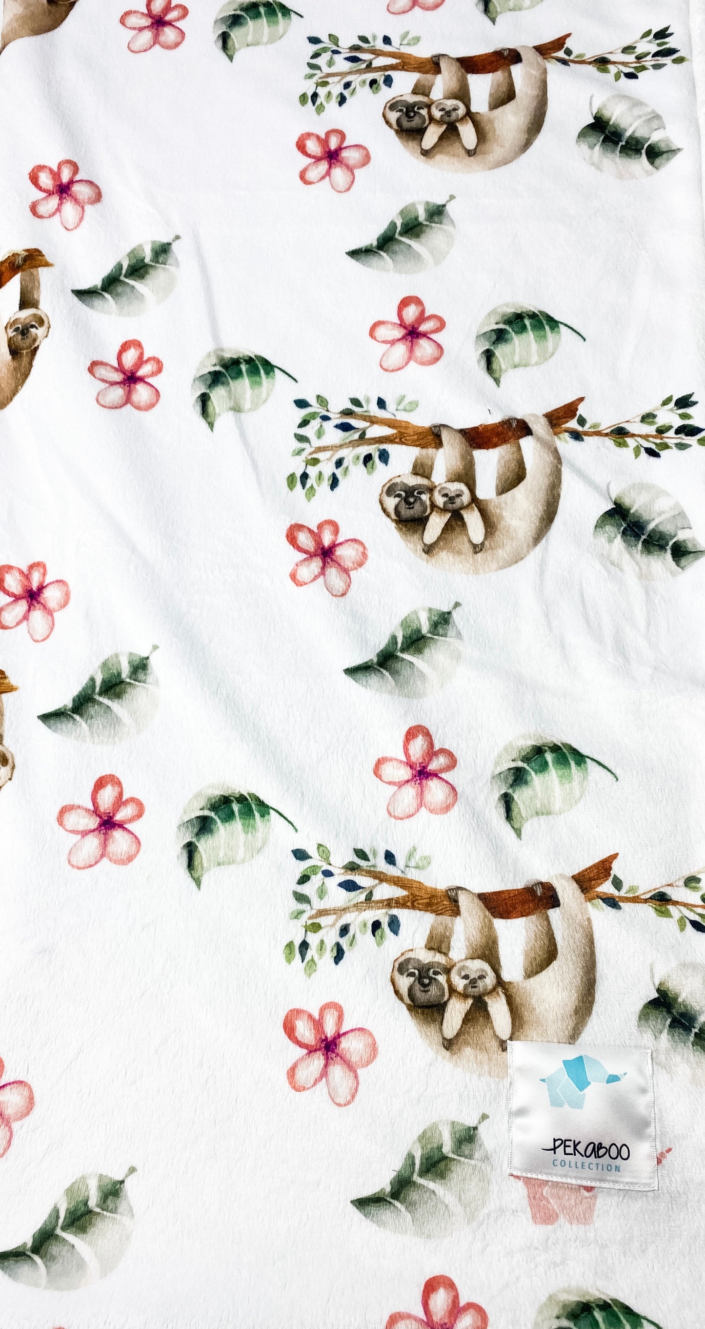 Couverture magiks - Paresseux rose