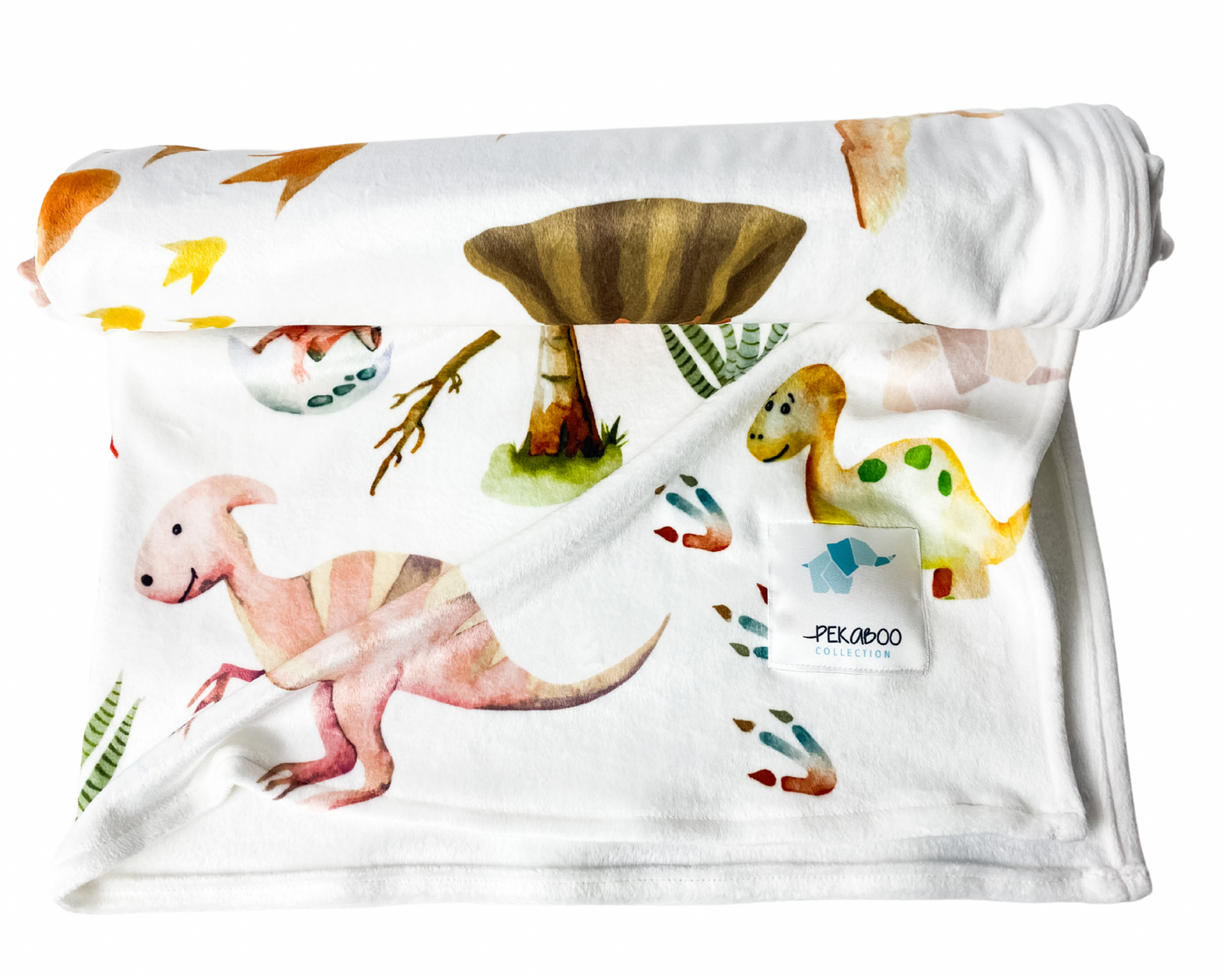 Couverture magiks - Dinos et oeufs rose