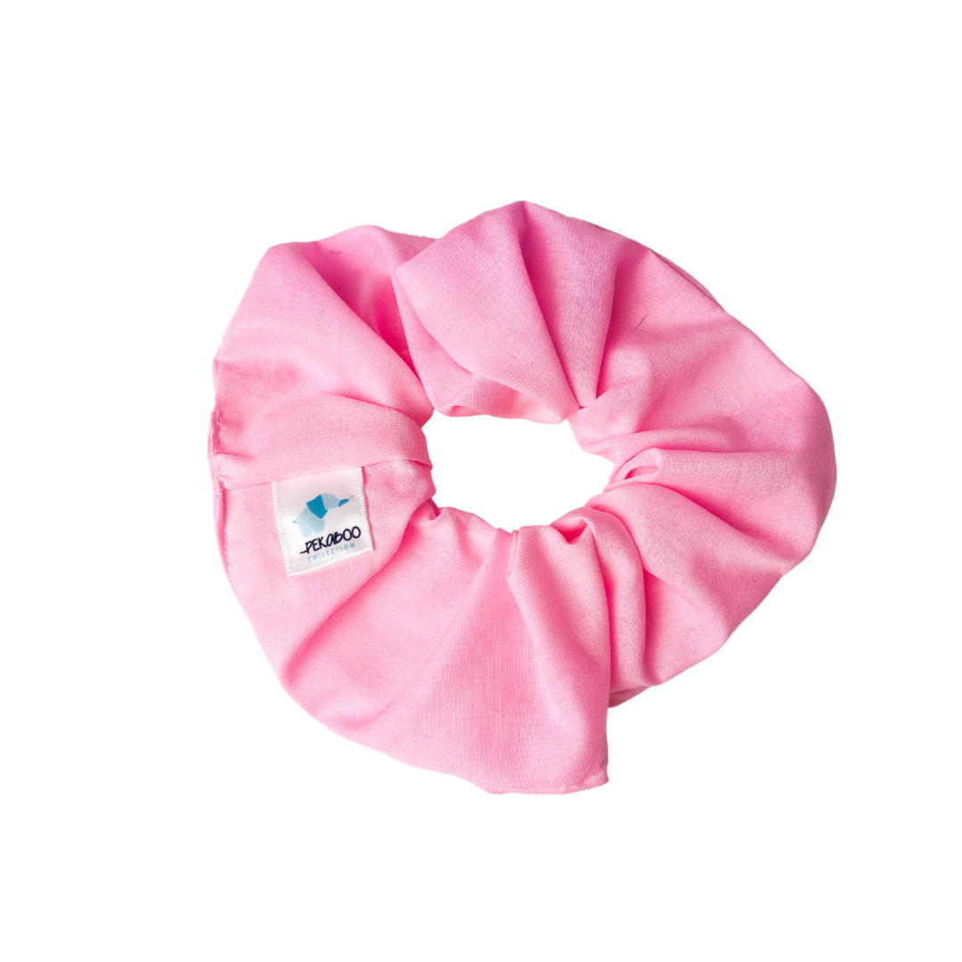 Chouchous à zip pochette - Rose uni