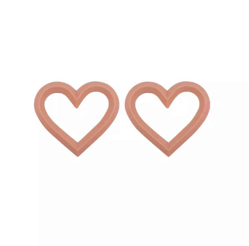 Jouet de dentition - Coeur peachy