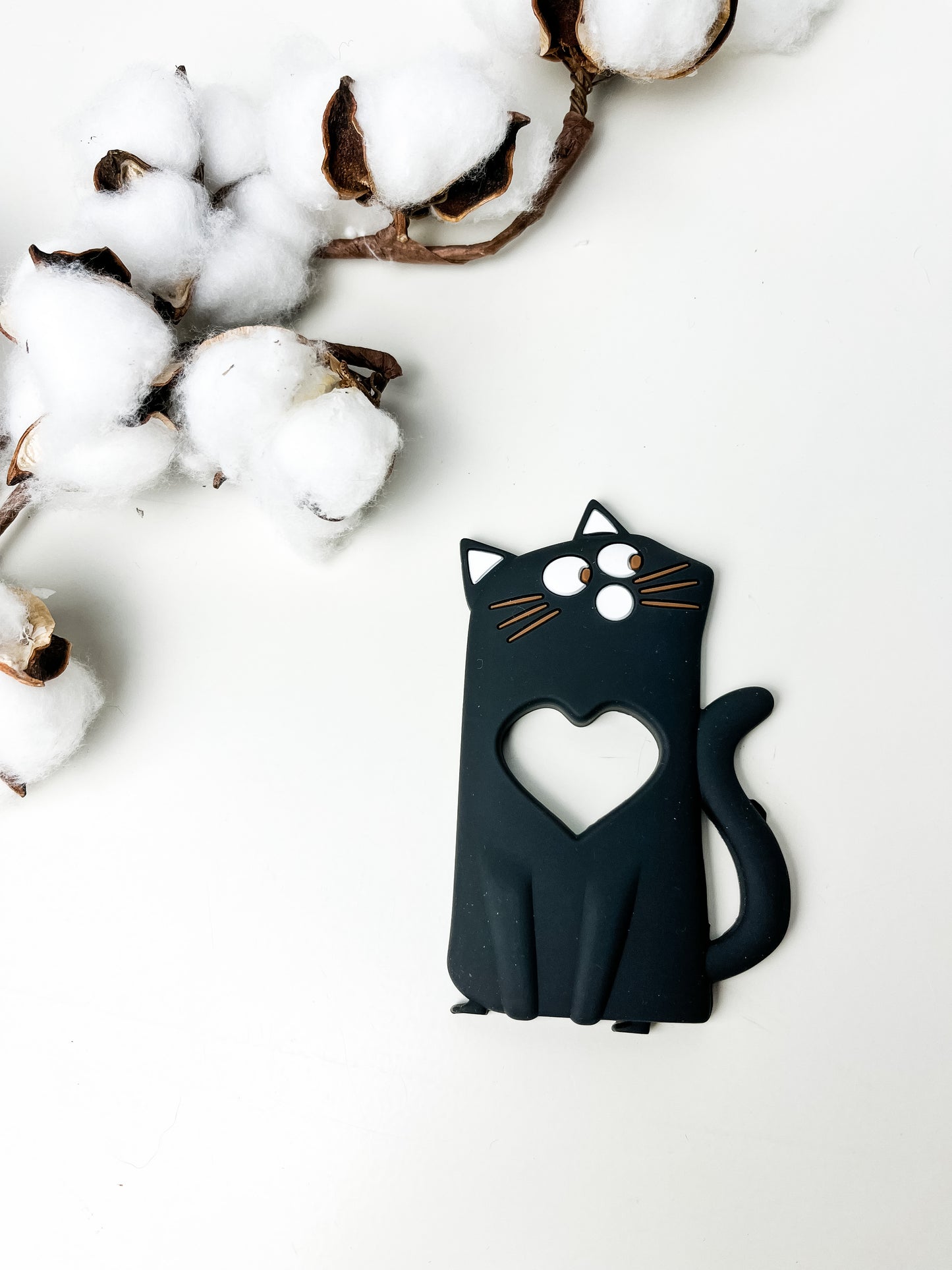 Jouet de dentition - Black cat (chat noir)