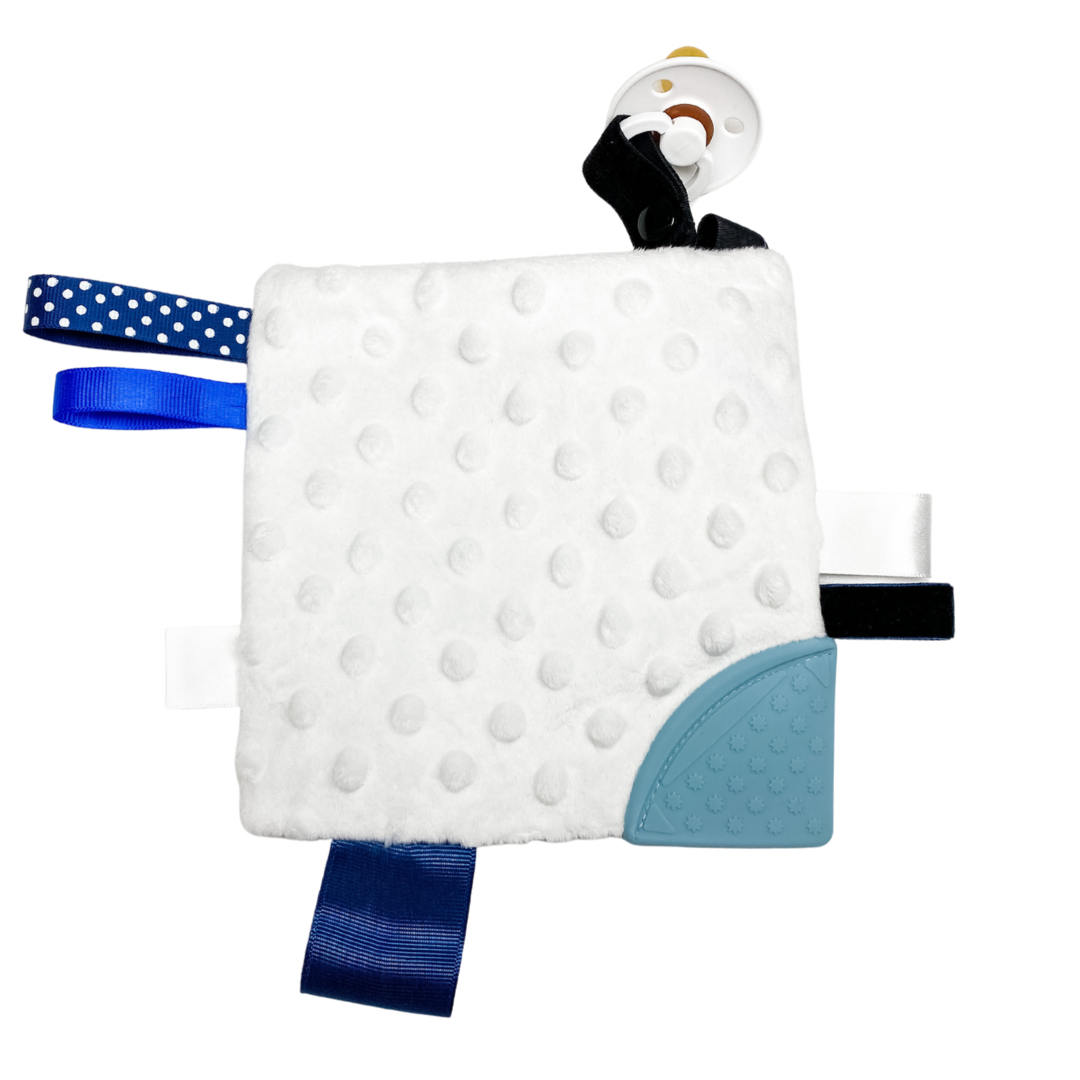 Jouet d'éveil dentition- Uni bleu