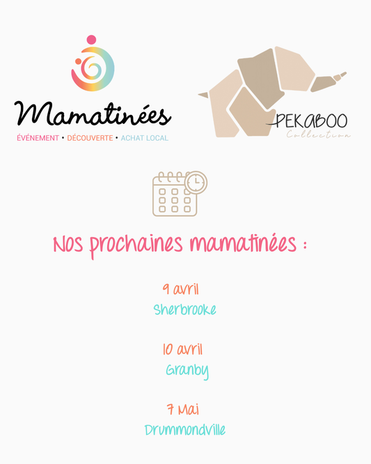 Venez nous rencontrer aux Mamatinées!