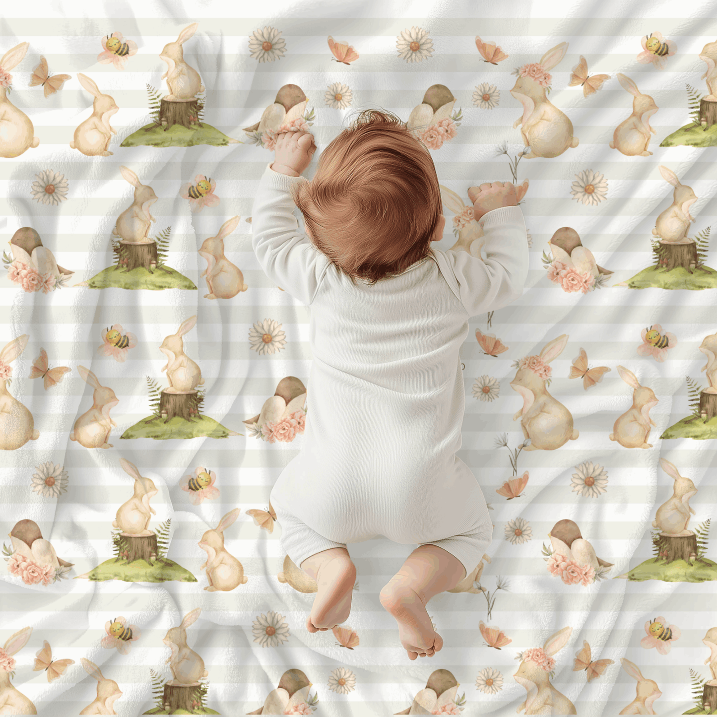 Couverture magiks - Lapin abeille bold stripe