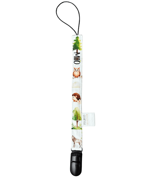 Attache-suce personnalisé - Loup (Noir)