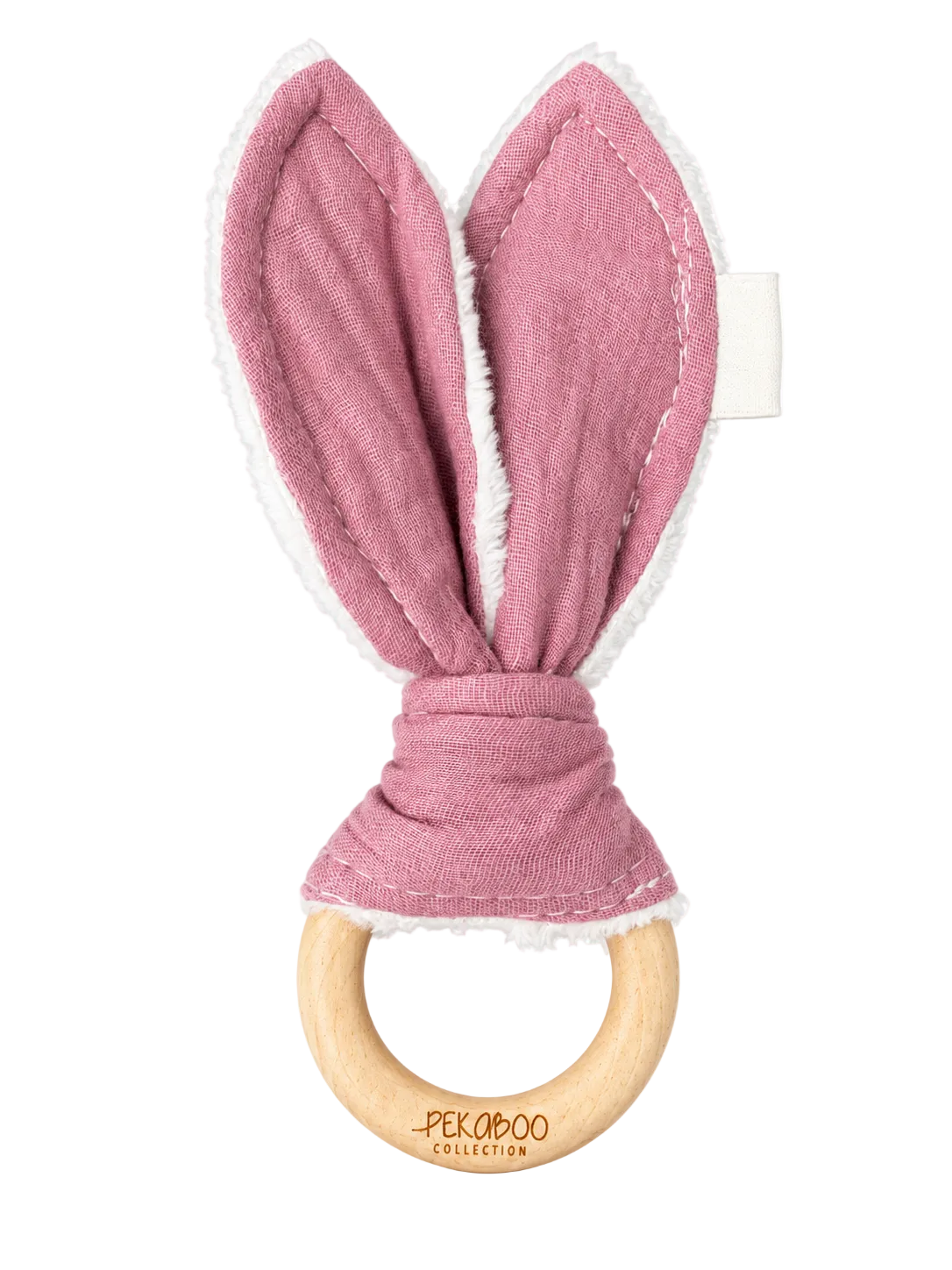 Oreilles de lapins craquantes - Uni rose