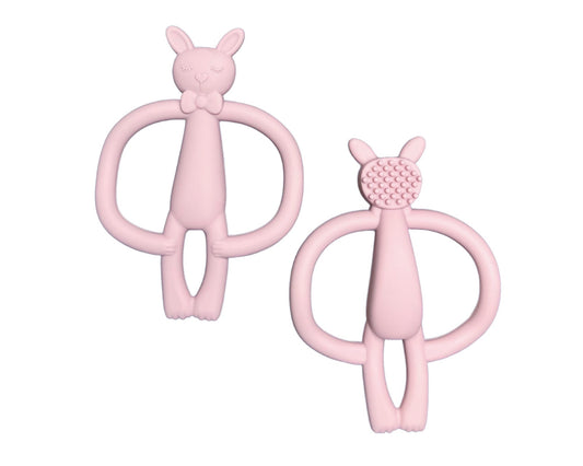 Jouet de dentition - Lapin rose