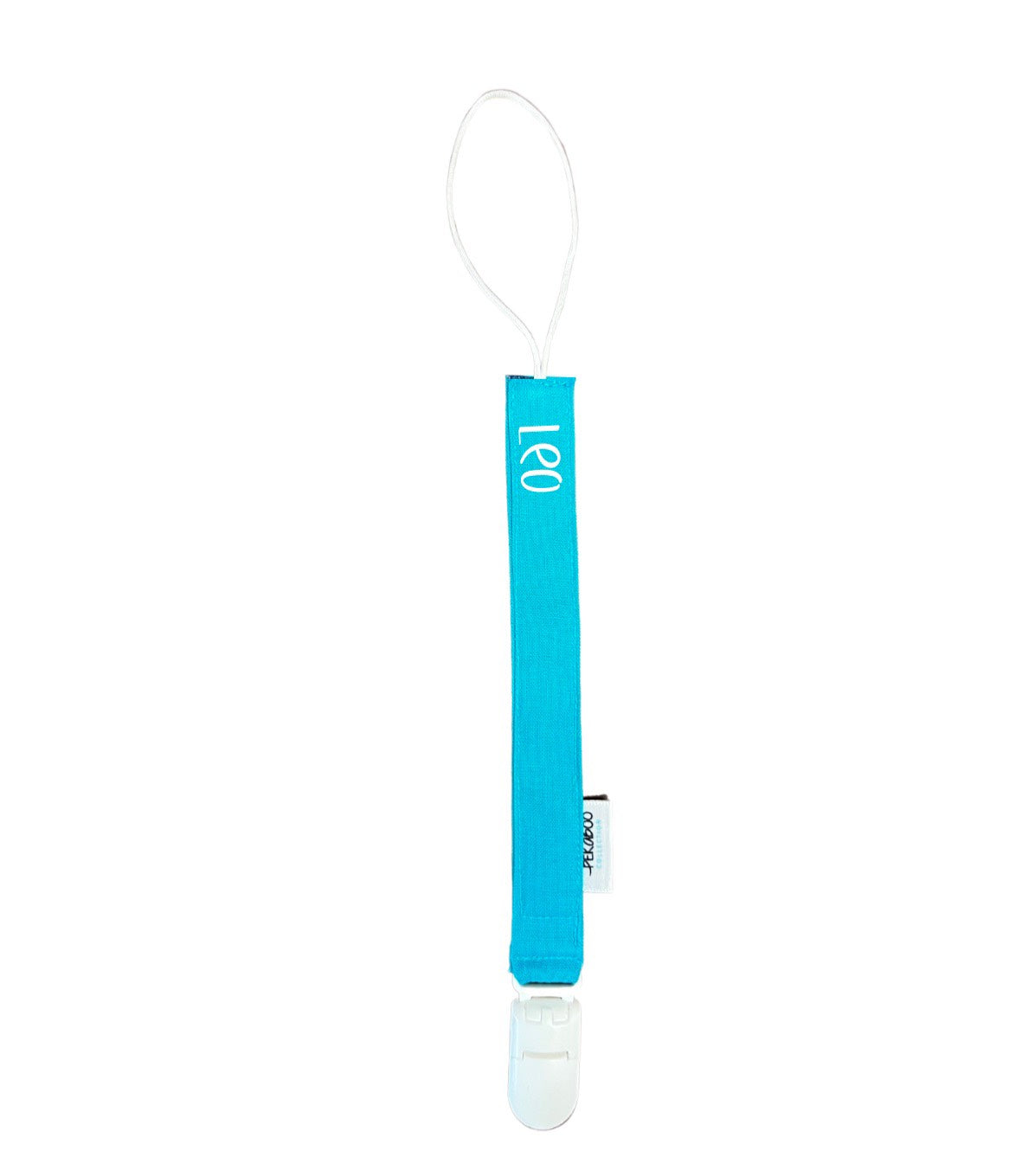 Attache-suce personnalisé - Turquoise  (Blanc)