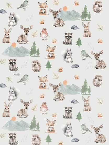 Couverture magiks - Animaux nature sauge