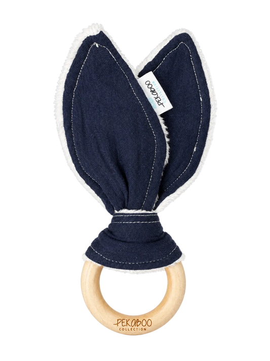 Oreilles de lapins craquantes - Uni marine