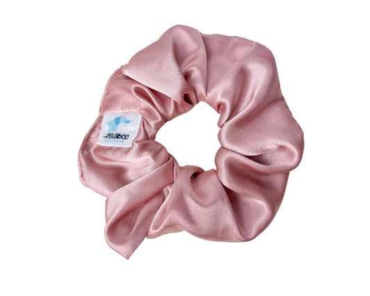 Chouchou élastique pour cheveux - Satin rose ballet