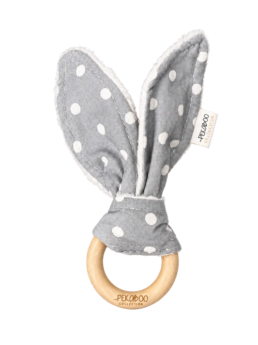 Oreilles de lapins craquantes - Petits pois blanc et gris