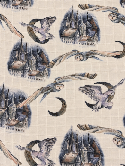 Couverture mousseline de bambou - Royaume magique