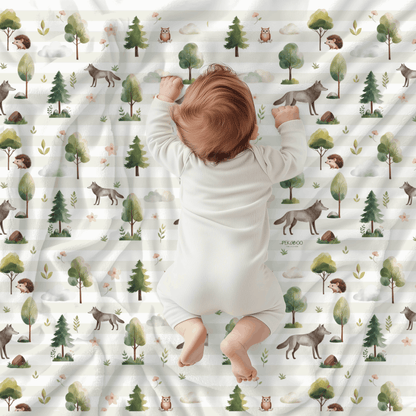 Couverture magiks - Loups bold stripes